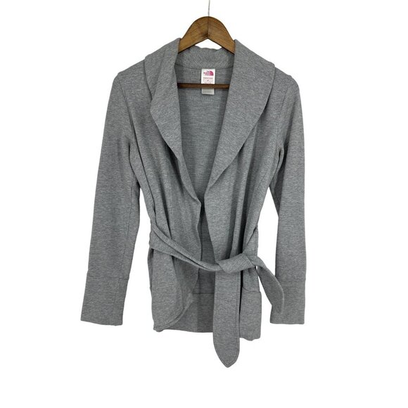 The North Face Wrap Cardigan Jacket Light Grey Women's Size S - Picture 3 of 15